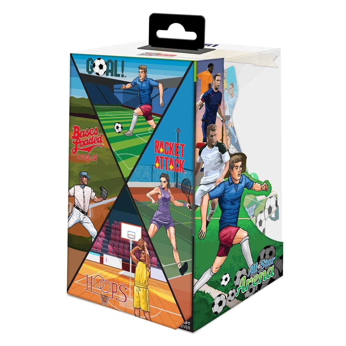 MY ARCADE, MICRO PLAYER 6.75 ALL-STAR ARENA SAMLARSPELT RETRO (307 SPEL I 1), VIT