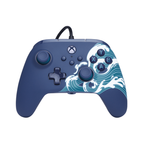 PowerA Advantage kablet controller – Aqua Wave – Xbox/PC – forside