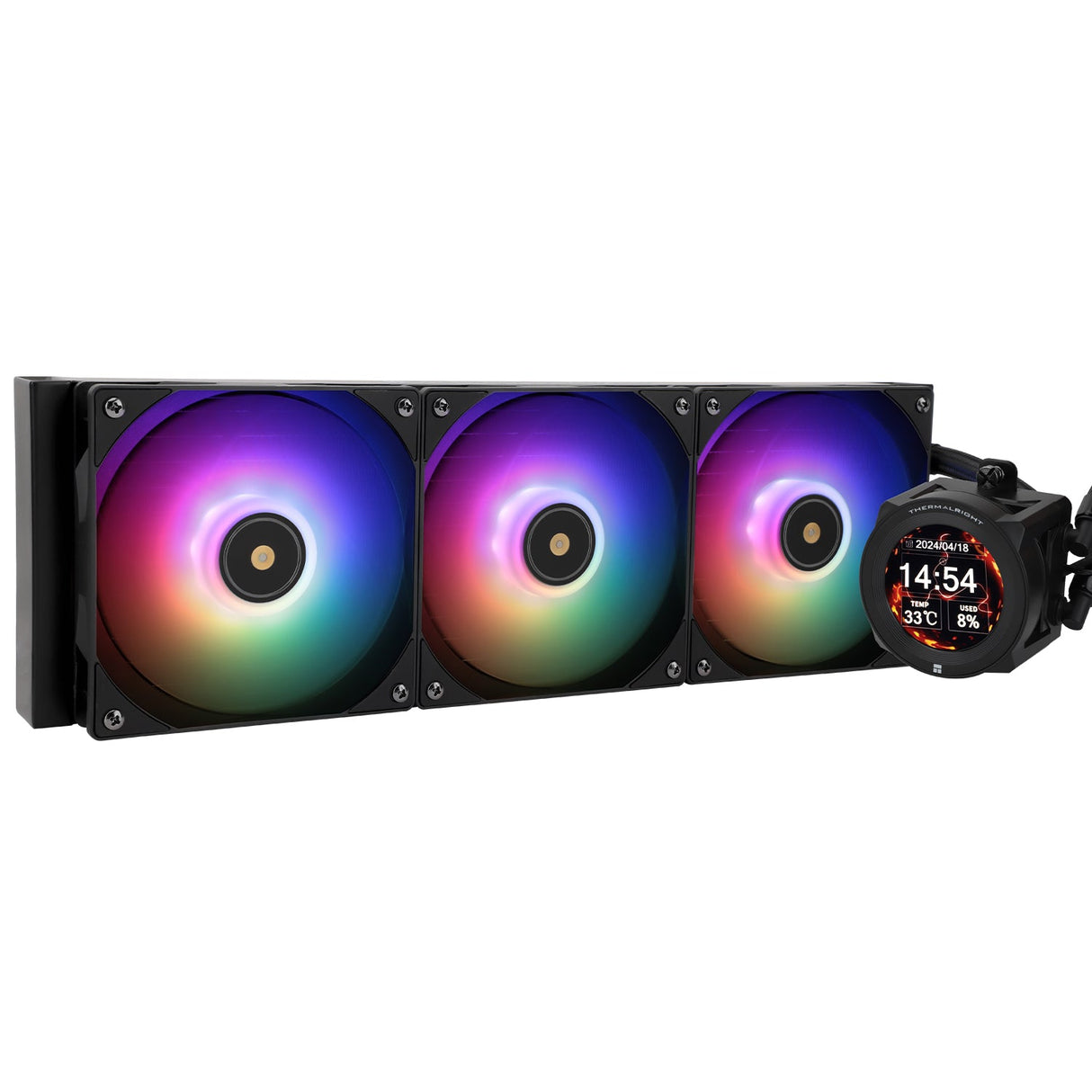 Thermalright Core Vision 360, Svart, Argb