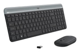 Logitech - Slim Wireless Keyboard and Mouse Combo MK470 NORDIC Logitech