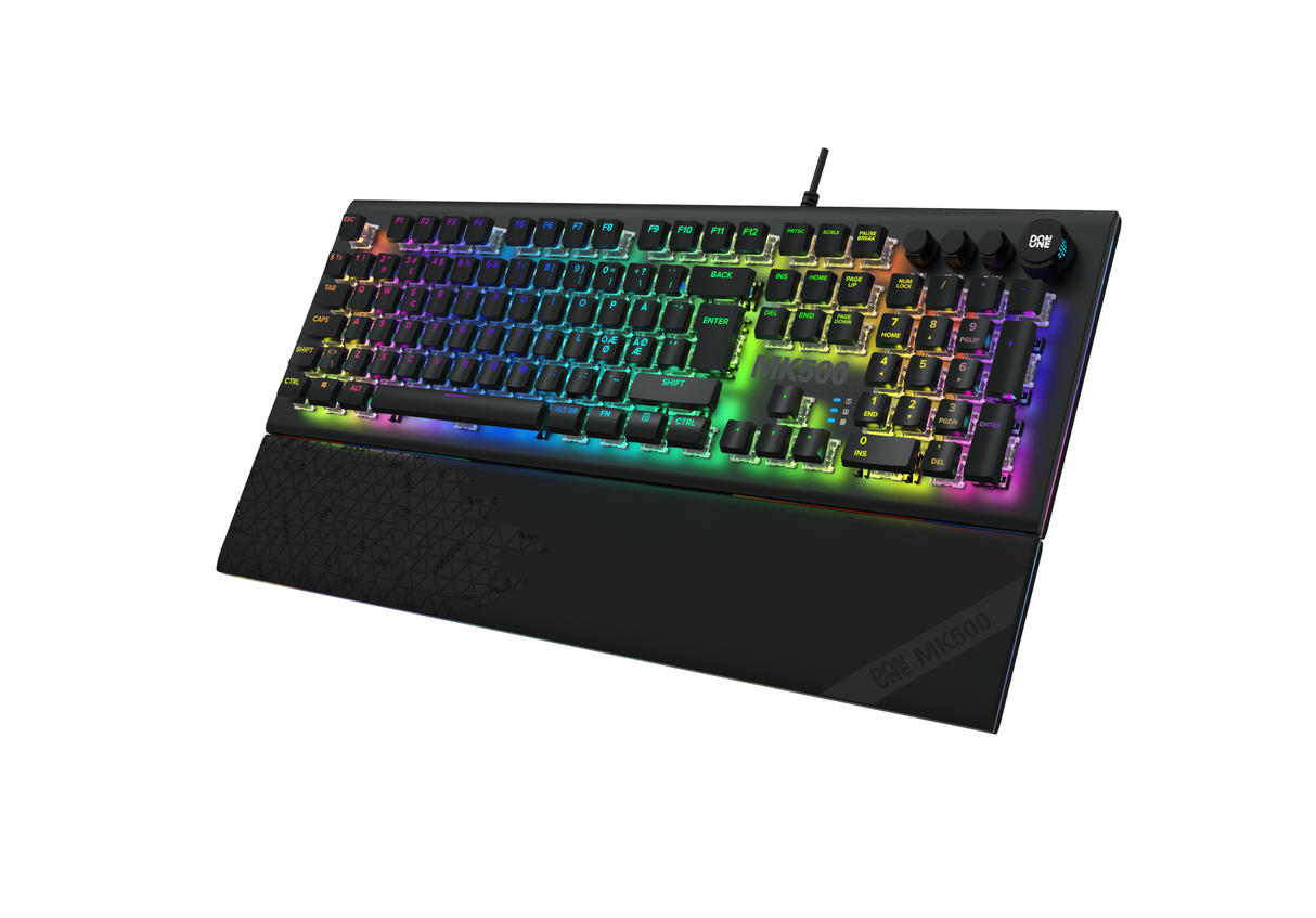 DON ONE - MK500 RGB Mekaniskt Tangentbord - Röd Switch