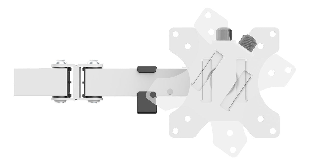 Deltaco - Dual Monitor Monitor Arm - 13&quot;-32&quot; Monitors - Vit