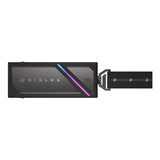 ASUS ROG Strix Aiolos – kabinet og bærestrop set ovenfra