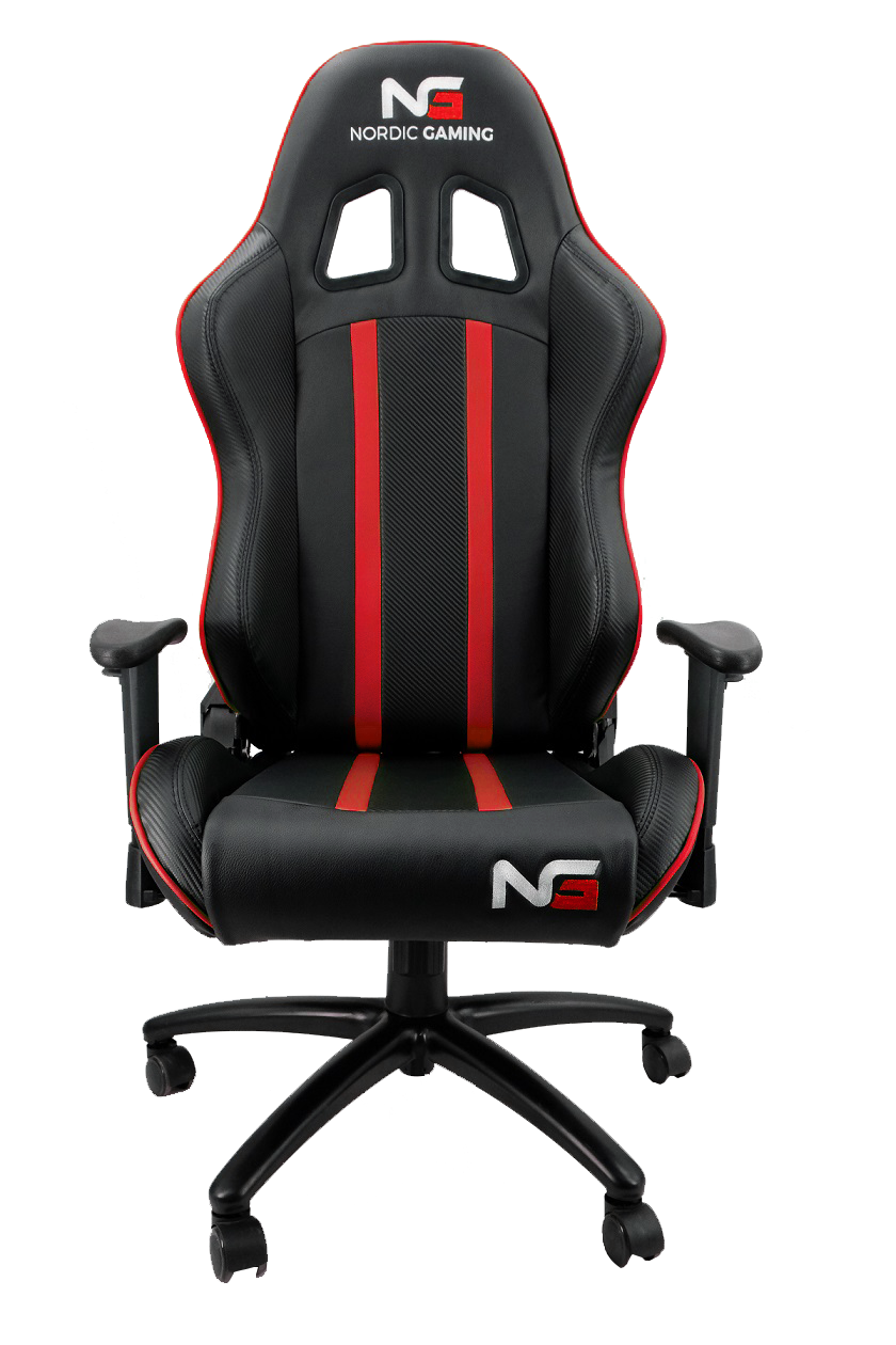 Nordic Gaming Carbon Gaming Stol Röd