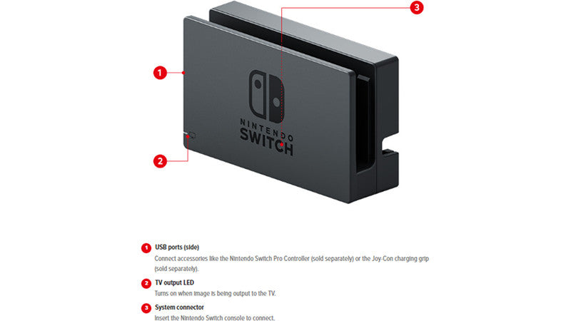 Nintendo Switch Dock Set Laddningssystem