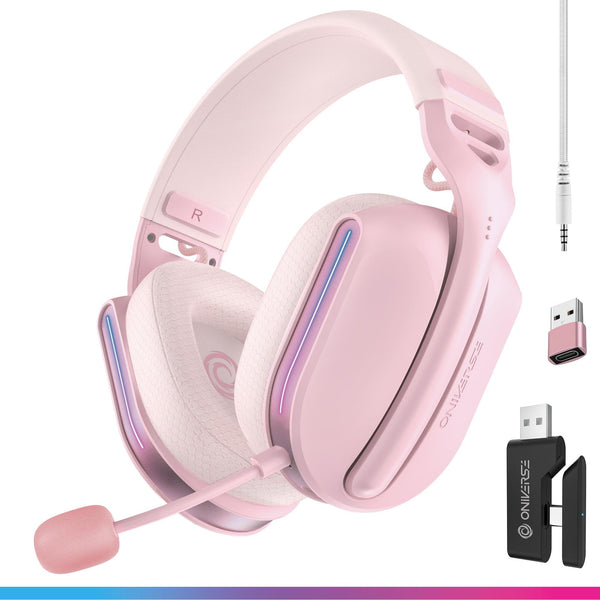 Oniverse Trådlöst Gamingheadset Polaris - Aurora Rosa