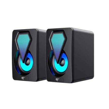 Datorhögtalare Havit SK210mini PRO 2.0 RGB (svart)