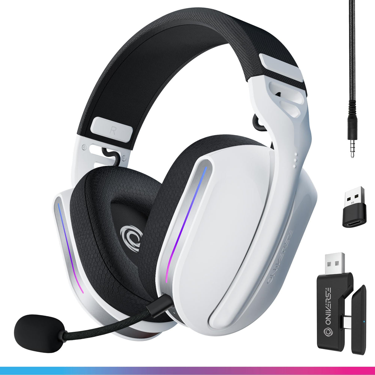 Oniverse Wireless Gaming Headset Polaris - Celestial White