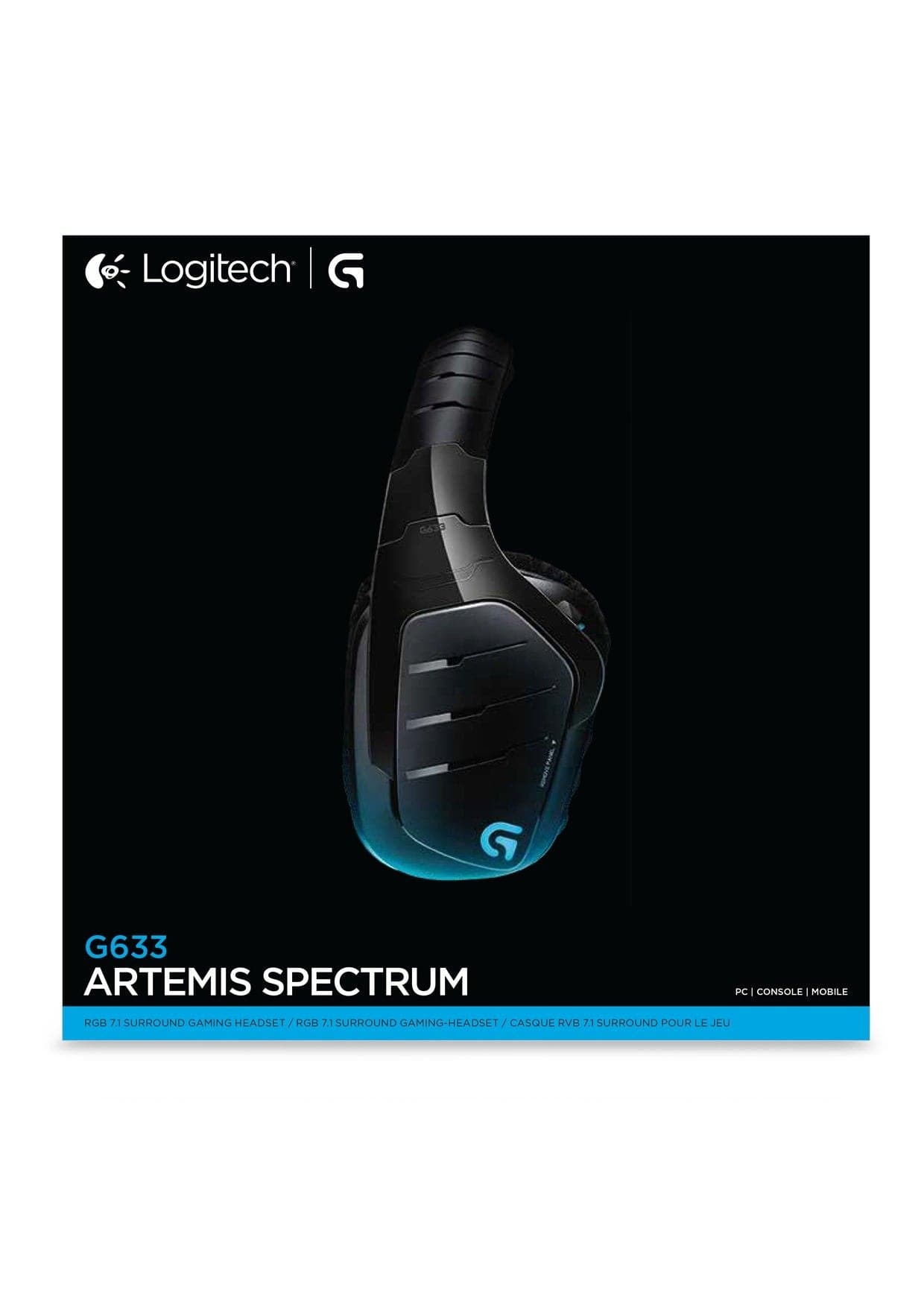 Logitech G633 Artemis Spectrum RGB 7.1 Surround Gaming Headset