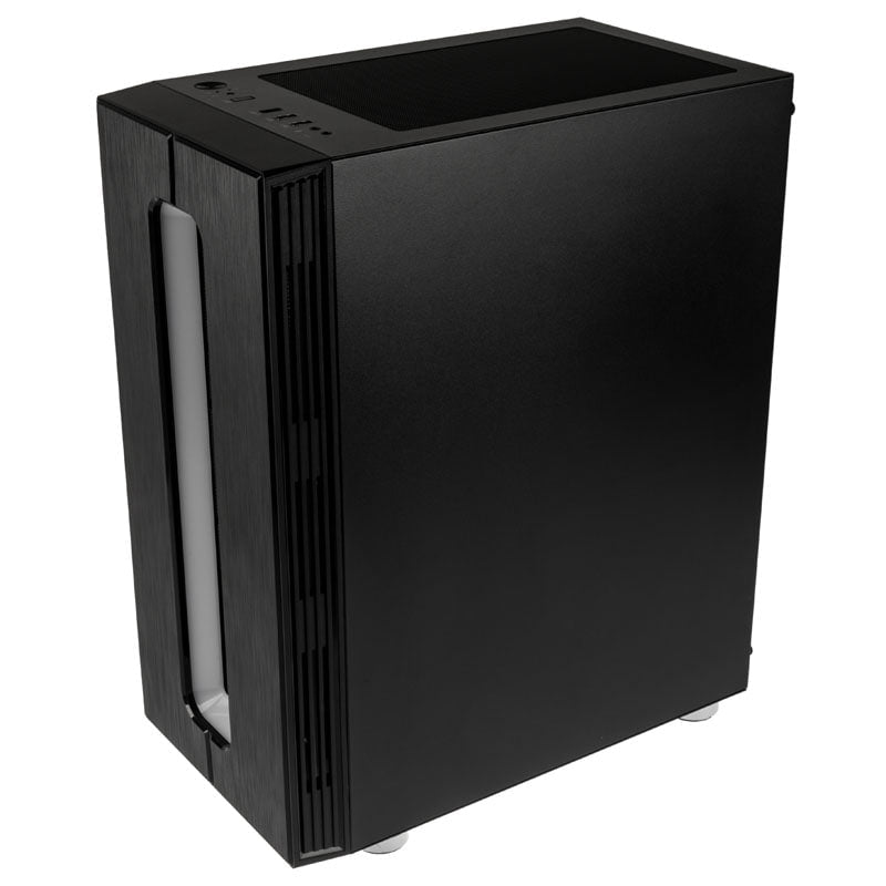 Kolink Nimbus RGB Midi-Tower, härdat glas - Svart