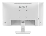 MSI PRO MP251W E14A – 24,5″ skærm, 1920 × 1080, 144 Hz, hvid – bagside
