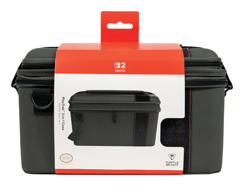Turtle Beach PlayTrek 2-in-1 – Switch 2-rejsetaske – Sort – taske med emballagebånd