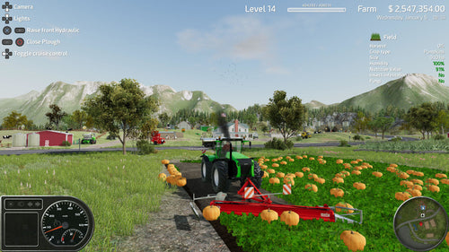 The World of Farming: Europe & America – PlayStation 4 – skærmbillede fra spillet