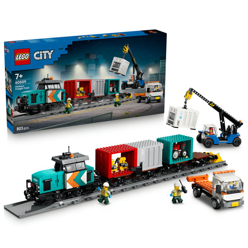 LEGO - LEGO City - Harbour Freight Train with Crane & Truck (60509)