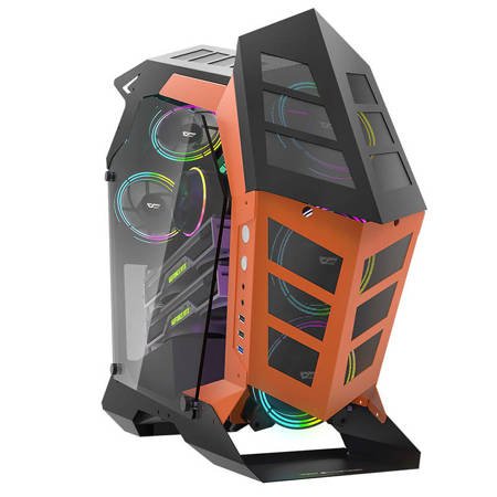 Datorfodral Darkflash K1 (svart &amp; Orange)