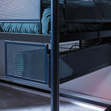 XROCKER CONTRA MID-SLEEPER GAMING VÅNINGSSÄNG MED VÄNDBAR PROFIL - SVART OCH CAMO