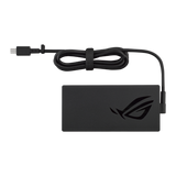 ASUS ROG 180W Compact Plug Adapter i sort med rektangulært strømstik