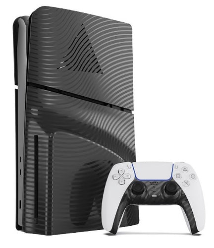 Maxx Tech Black Wave – coverkit til PS5 Slim og controller