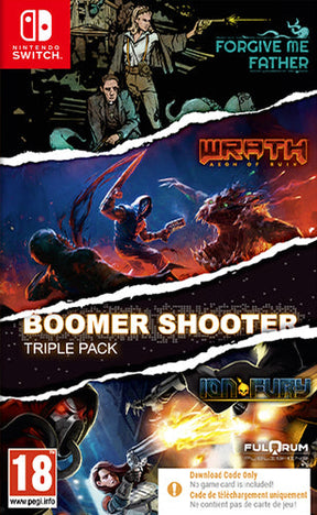 Boomer Shooter - Triple Pack (Code in a Box) – Nintendo Switch – produktbillede