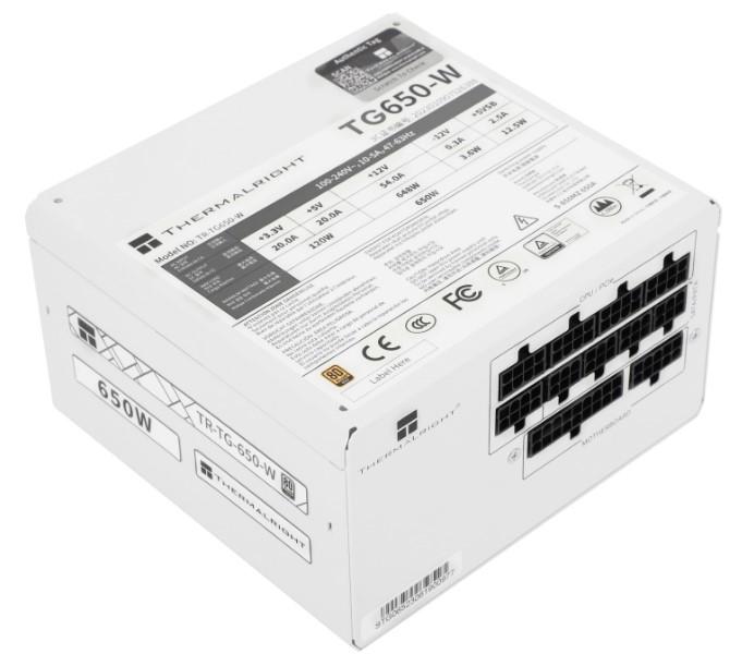 Thermalright TR-TG 650-W White - PSU, 80+ Gold, 650W Shenzhen Deli Ming Technology Co. LTD (Thermalright)