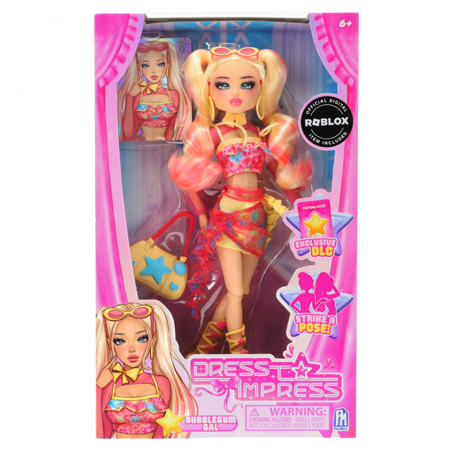 Roblox - Dress to Impress Fashion Doll Bubblegum (910303) Roblox