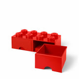 Room Copenhagen LEGO Brick Drawer 8 red - RC40061730 Room Copenhagen