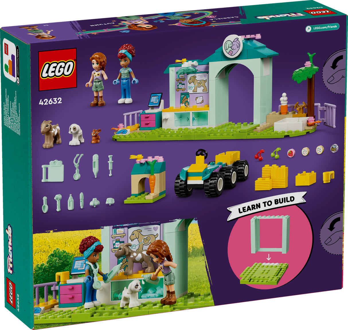 LEGO 42632 Friends Farm Animal Clinic Byggleksak