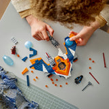 LEGO 76278 Marvel Super Heroes Rockets Spaceship Vs. Ronan, Byggleksak