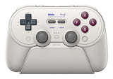 8BitDo Pro 3 Bluetooth – G Classic-controller med dock – Front med retroknapper