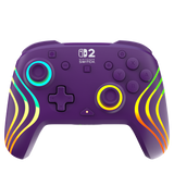 Turtle Beach Afterglow Wave Wireless – Switch, lilla – Lilla controller med RGB-lys