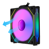 Lian li UNI FAN SL INF Fläkt Svart - 120mm infinity RGB, PWM