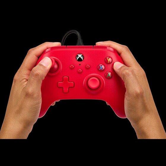 PowerA Cabled Controller För Xbox Series X - S - Röd