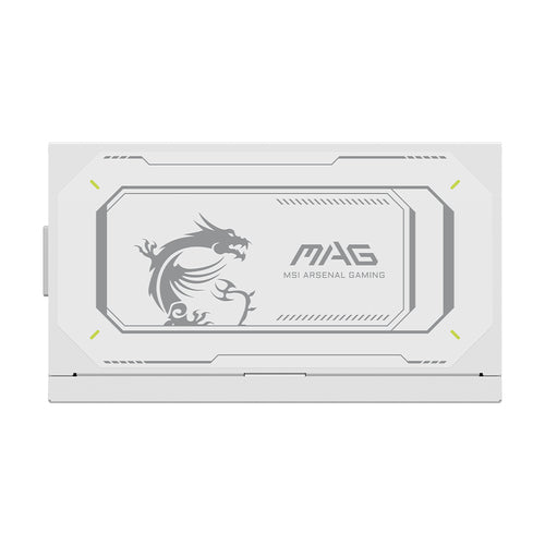 MSI MAG A1000GL PCIE5 WHITE 1000 W strømforsyning - 80 PLUS Gold - visning 8