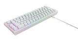 Xtrfy K5 RGB, Kompakt 65 % Transparent Vit