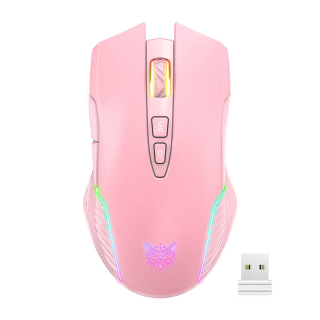ONIKUMA CW905 Pink 2.4G Wireless Gaming Mouse ONIKUMA