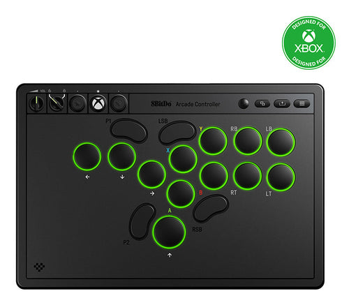 8BitDo Arcade Controller – leverless til Xbox/PC, sort
