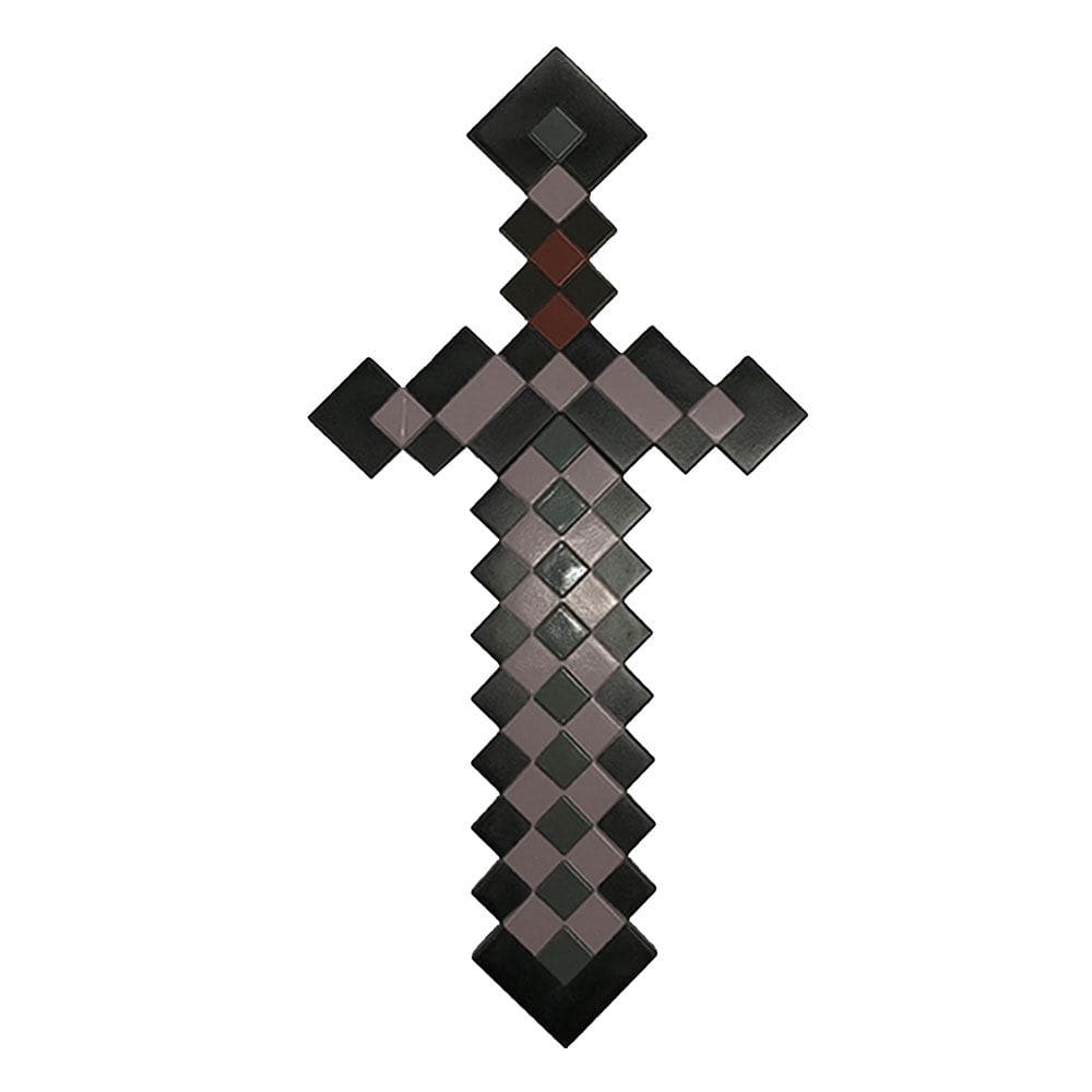 Minecraft Plast Replica Netherite Sword 51 Cm