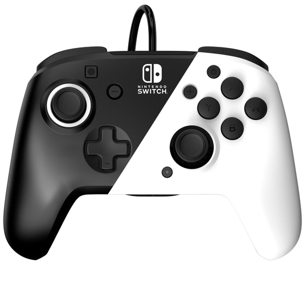 Faceoff Deluxe+ Audio Wired Controller - Svart/Vit