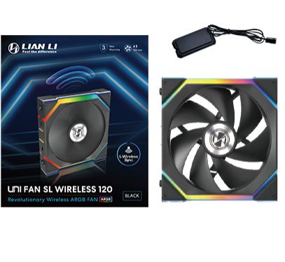 Lian Li UNI FAN SL Trådlös, Svart- 120mm