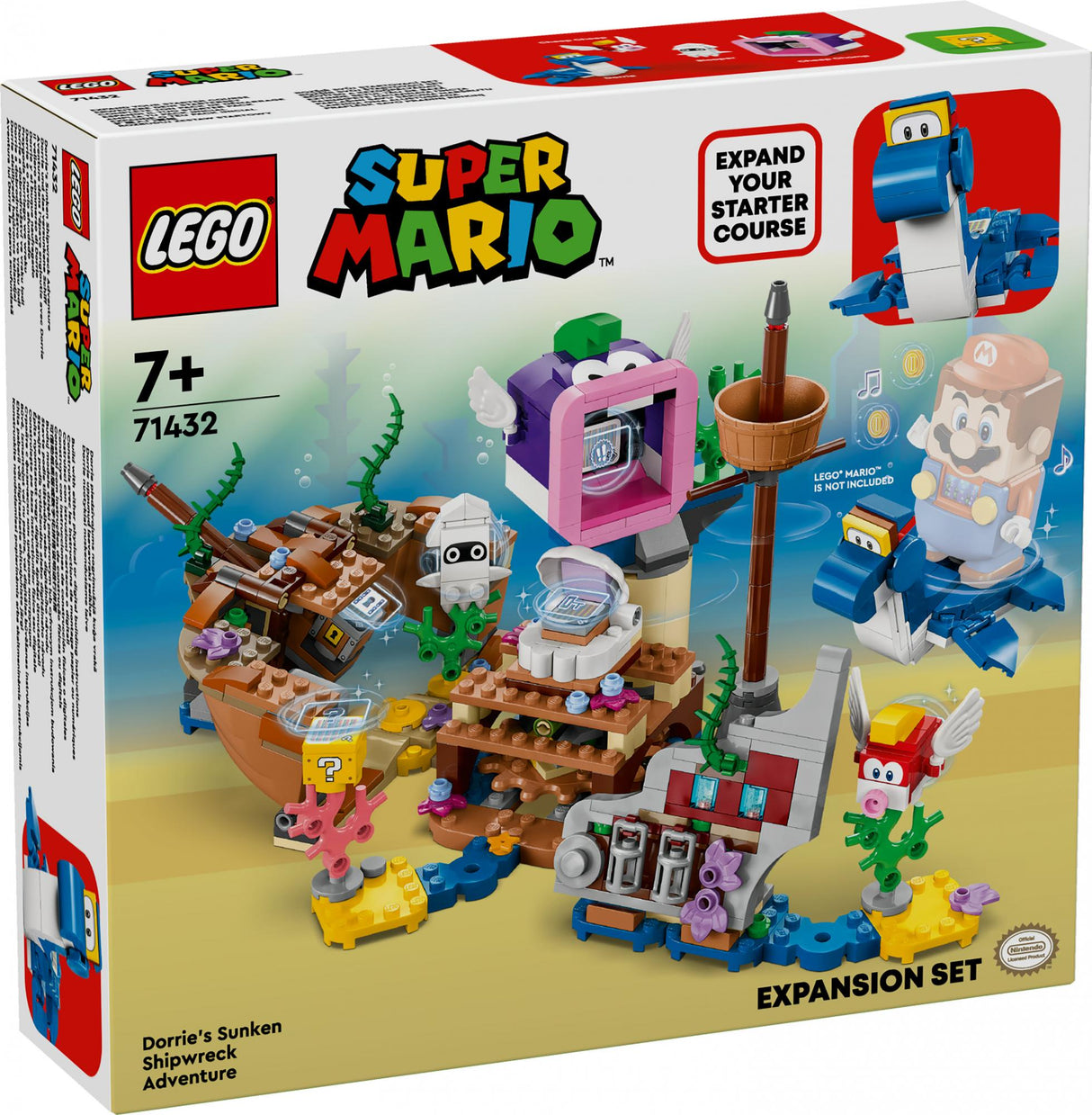 LEGO Super Mario - Dorries Sunken Shipwreck Adventure Expansion Set (71432)
