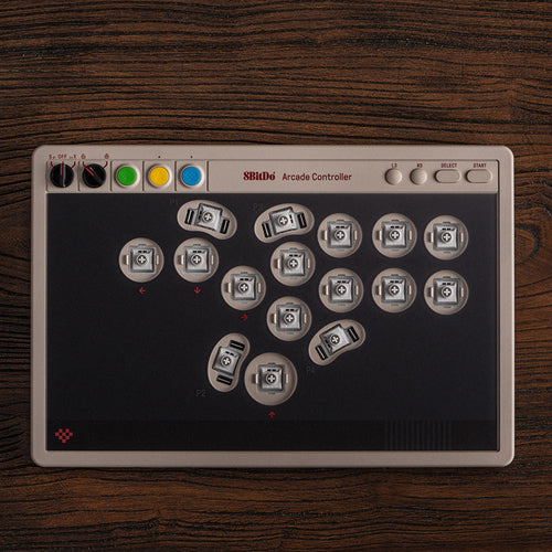 8BitDo Arcade Controller Switch/PC Grå – Udskiftning af knapflader