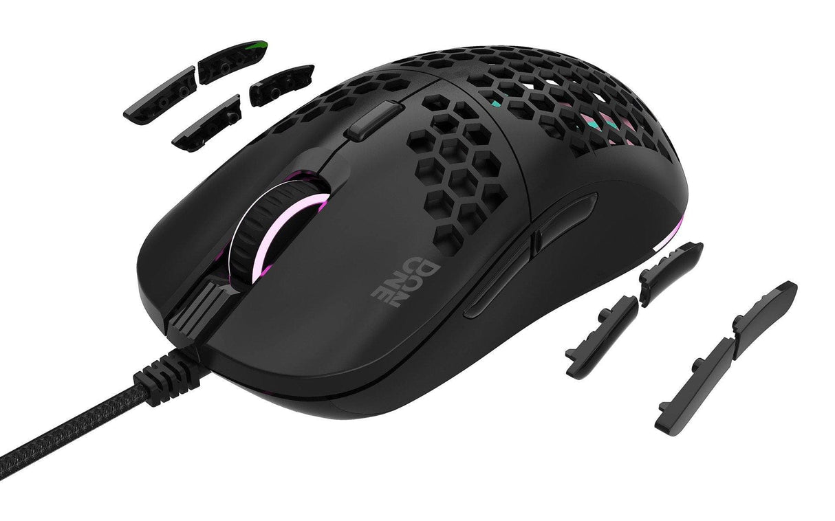 DON ONE - GM500 RGB Lätt Spelmus - SVART