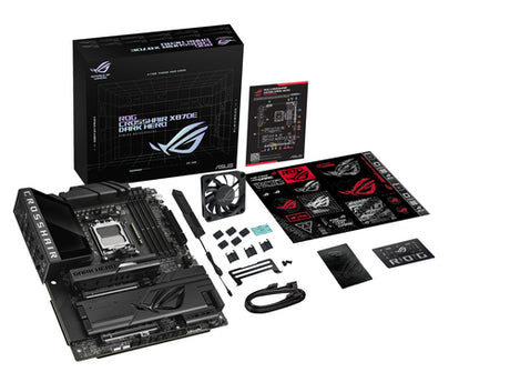 ASUS ROG CROSSHAIR X870E DARK HERO – bundkort og tilbehør
