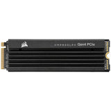 Corsair MP600 PRO LPX – 2 TB PCIe 4.0 NVMe SSD med køleprofil – ende og stik