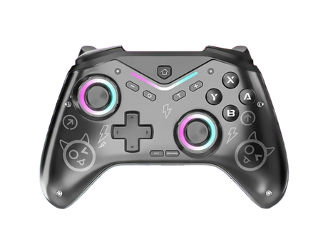 Deep Explorer Spark – sort controller til Switch og Switch 2 – forside