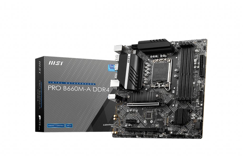 MSI PRO B660M-A DDR4 Micro-ATX LGA1700 Intel B660