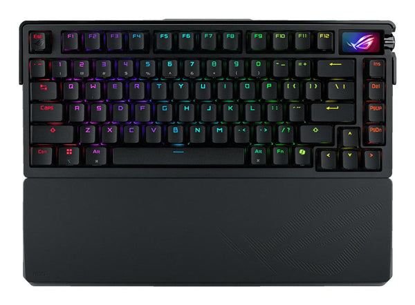 ASUS ROG AZOT EXTREME 75% Trådlöst Gör-det-själv-anpassat speltangentbord, OLED-skärm