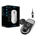 Logitech - PRO X SUPERLIGHT Trådlös Spelmus - VIT