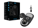 Logitech PRO X SUPERLIGHT Trådlös Spelmus Optisk Trådlös Svart