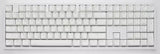 Ducky Zero - Vit - Cherry Speed Silver - RGB - Trådlös